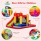 Backyard Inflatable Water Slide Castle Splash Pool 3-10 Kids Multi-Color